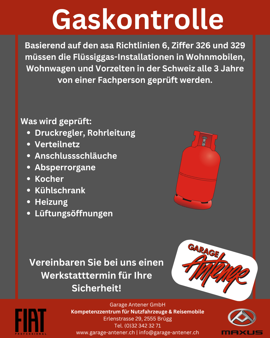 Gaskontrolle Instagram